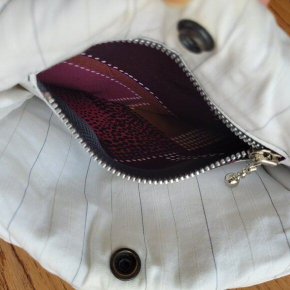 Small Wrist Bag Purse Artisanal Velvet - Picture 8 of 10